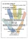 Affiche «Journée mondiale de la non-violence»