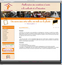 Site «Fais-moi une école» (accueil)