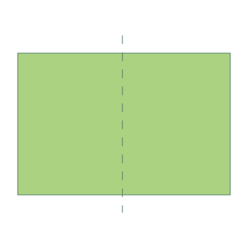 Pli simple développé